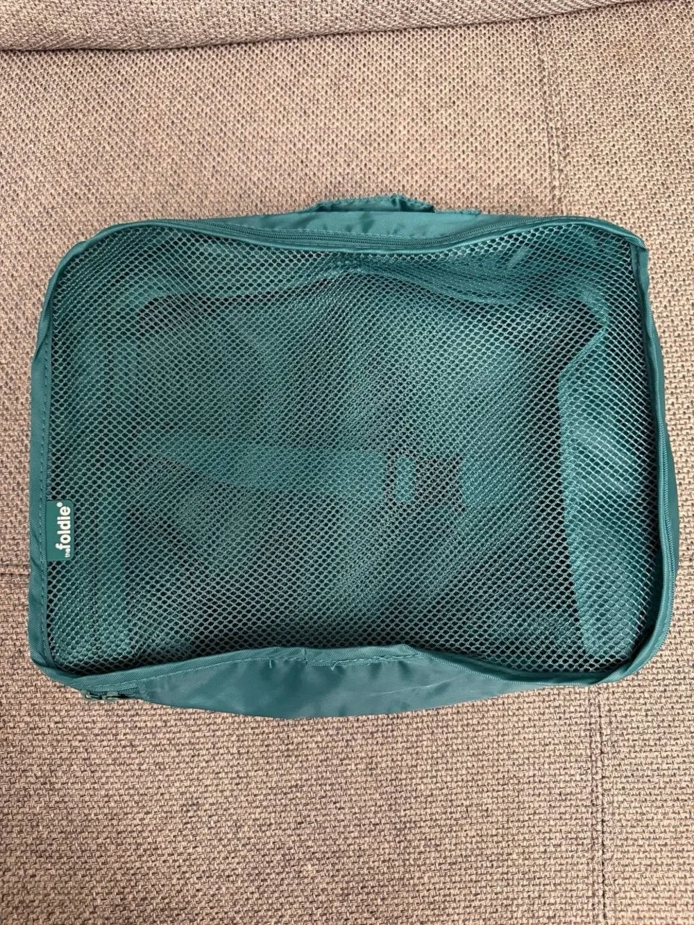The Foldie® Backpack + Packing Cube Set (teal)